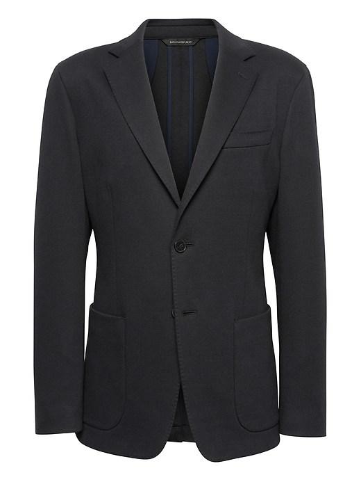 Banana Republic Mens Slim Brushed Motion-stretch Blazer Navy Size 32