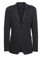 Banana Republic Mens Slim Brushed Motion-stretch Blazer Navy Size 32