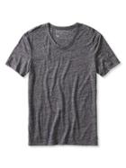 Banana Republic Mens Vintage U Neck Tee Size L Tall - Moonless Night