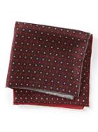 Banana Republic Mens 4-in-1 Silk Pocket Square Wine Size One Size