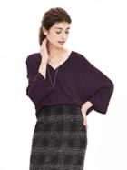 Banana Republic Womens Dolman Faux Wrap Blouse Size L - New Vineyard