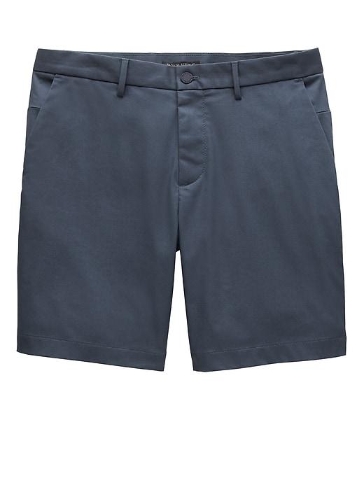 Banana Republic Mens 9 Core Temp Aiden Slim Short Blue Dusk Size 33w