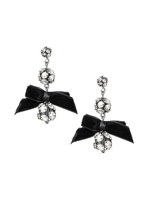 Banana Republic Womens Fireball Statement Earring Black Size One Size