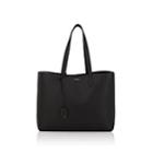 Saint Laurent Women's East-west Leather Shopper Tote Bag - Black