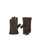 Barneys New York Men's Cashmere-lined Leather Gloves - Brown