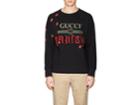 Gucci Men's Spiritismo Embellished Cotton Terry Sweatshirt