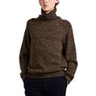 The Row Men's Asher Camel Hair Turtleneck Sweater - Brown