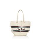 Chlo Women's Leather Tote Bag - White