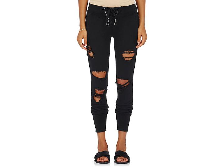 Nsf Women's Maddox Distressed Cotton Terry Sweatpants