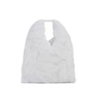 Mm6 Maison Margiela Women's Mesh Triangle Bag - White