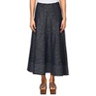 Derek Lam Women's Denim Midi-skirt-indigo
