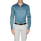 Giorgio Armani Men's Cotton Jersey Shirt-blue