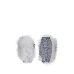 House Of Lafayette Women's Giampi Cashmere & Fur Fingerless Gloves - Gray