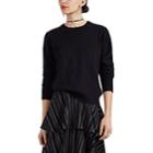 Altuzarra Women's Fillmore Braid-inset Cashmere Sweater - Black