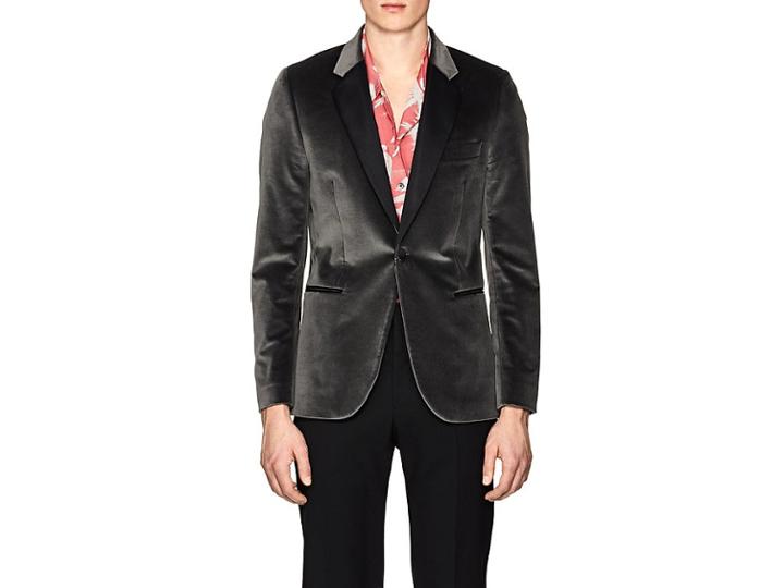 Paul Smith Men's Soho Velvet One-button Tuxedo Jacket