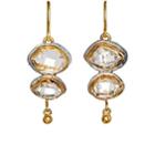 Judy Geib Women's Double-drop Earrings-gold, Silver