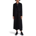 Prada Women's Wool-blend Melton Coat - Black