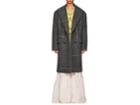 Calvin Klein 205w39nyc Women's Checked Wool-blend Boucl Peacoat