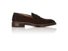 Giacometti Men's Suede Penny Loafers