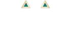 Jennifer Meyer Women's Turquoise & Yellow Gold Triangle Stud Earrings