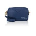 Prada Women's City Leather Camera Bag-blue