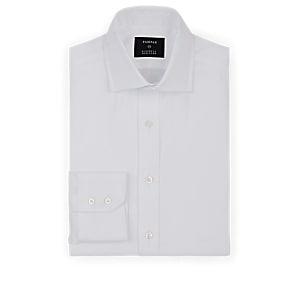 Fairfax Men's Cotton Oxford Cloth Dress Shirt - White