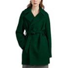 Martin Grant Women's Cotton-blend Boucl Belted Coat - Green