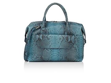 Baraboux Women's Python Duffel Bag