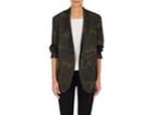 Barneys New York 6397 Women's Camouflage Satin Two-button Jacket