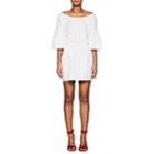 Milly Women's Lynda Cotton Cover-up Dress-white