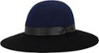 Lanvin Colorblocked Hat-blue