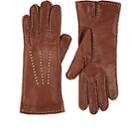 Barneys New York Women's Nappa Leather Gloves-brown