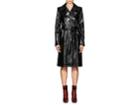 Helmut Lang Women's Wrinkled Patent Leather Trench Coat
