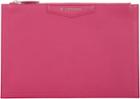 Givenchy Medium Antigona Zip Pouch-pink