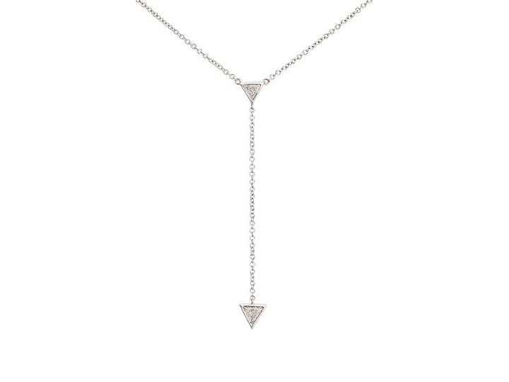 Jennifer Meyer Women's White Diamond & White Gold Y-chain Necklace