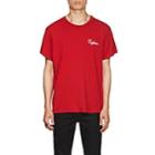 Amiri Men's Fighters Cotton T-shirt-red