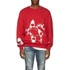 Amiri Men's Shark-print Cotton Sweatshirt-red