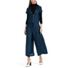 Katharine Hamnett London Women's Mara Silk Hooded Jumpsuit - Blue