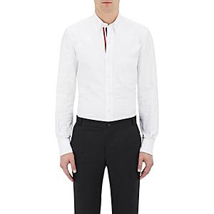 Thom Browne Men's Oxford Cloth Shirt-white