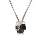 Alexander Mcqueen Men's Divided-skull Pendant Necklace - Silver
