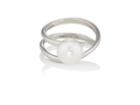 Viola Y. Jewelry Women's Swarovski-pearl-embellished Coiled Ring