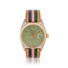La Californienne Women's Rolex 1969 Oyster Perpetual Date Watch - Green
