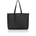 Saint Laurent Women's East-west Shopper Leather Tote Bag-black