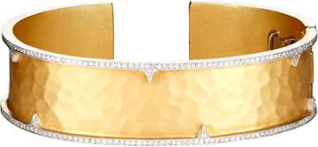 Cathy Waterman Pave Thorn Cuff-colorless