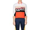 Kenzo Men's Spliced Logo Cotton French Terry Sweatshirt