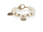 Carole Shashona Women's Imperial Blanc Golden Eye Bracelet