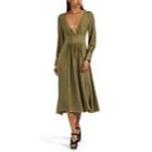 Azeeza Women's Tori Embellished Silk Cocktail Dress - Green