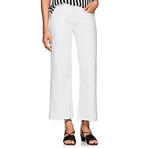 L'agence Women's Danica Crop Jeans-white
