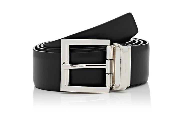 Prada Men's Reversible Saffiano Leather Belt