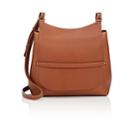The Row Women's Sideby Leather Shoulder Bag-camel